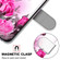Samsung Galaxy S22+ 5G Coloured Drawing Cross Texture Horizontal Flip Leather Phone Case with Holder & Card Slots & Wallet & Lanyard - Wild Rose