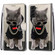 Samsung Galaxy S22+ 5G Coloured Drawing Cross Texture Horizontal Flip PU Phone Leather Case with Holder & Card Slots & Wallet & Lanyard - Colorful Layer - Golden Chain Grey Cat