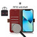 Samsung Galaxy S22+ 5G Crocodile Top Layer Cowhide Leather Phone Case - Red