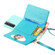 Samsung Galaxy S22+ 5G Crossbody Lanyard Wallet Card Bag Phone Case - Light Blue
