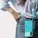 Samsung Galaxy S22+ 5G Crossbody Lanyard Wallet Card Bag Phone Case - Light Blue