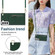 Samsung Galaxy S22+ 5G Cross-body Square Zipper Card Holder Bag Phone Case - Green