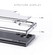 Samsung Galaxy S22+ 5G Crystal Clear Series PC + TPU Phone Case - Transparent Black