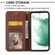 Samsung Galaxy S22+ 5G Cubic Grid Calf Texture Magnetic Closure Leather Phone Case - Brown
