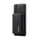 Samsung Galaxy S22+ 5G DG.MING M2 Series 3-Fold Multi Card Bag Back Cover Phone Case - Black