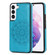 Samsung Galaxy S22+ 5G Double Buckle Mandala PU+TPU Phone Case - Blue