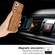 Samsung Galaxy S22+ 5G Dream Magnetic Back Cover Card Wallet Phone Case - Brown