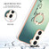 Samsung Galaxy S22+ 5G Electroplating Dual-side IMD Phone Case with Ring Holder - Smile