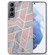 Samsung Galaxy S22+ 5G Electroplating IMD Marble TPU Phone Case - Pink Grey