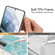 Samsung Galaxy S22+ 5G Electroplating IMD Marble TPU Phone Case - Pink Grey