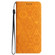 Samsung Galaxy S22+ 5G Ethnic Embossed Adsorption Leather Phone Case - Yellow