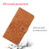 Samsung Galaxy S22+ 5G Ethnic Style Embossed Pattern Leather Phone Case - Brown