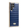 Samsung Galaxy S22+ 5G Fierre Shann Crocodile Texture Electroplating PU Phone Case - Blue