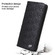 Samsung Galaxy S22+ 5G Fierre Shann Crocodile Texture Magnetic Genuine Leather Phone Case - Black