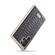 Samsung Galaxy S22+ 5G Fierre Shann Python Texture Electroplating PU Phone Case - Black