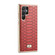 Samsung Galaxy S22+ 5G Fierre Shann Python Texture Electroplating PU Phone Case - Red