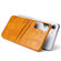 Samsung Galaxy S22+ 5G Fierre Shann Retro Oil Wax Texture PU Leather Phone Case with Card Slots - Yellow