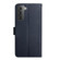 Samsung Galaxy S22+ 5G Genuine Leather Fingerprint-proof Horizontal Flip Phone Case - Blue Samsung Galaxy S22+ 5G Genuine Leather Fingerprint-proof Horizontal Flip Phone Case - Blue