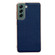 Samsung Galaxy S22+ 5G Genuine Leather Luolai Series Nano Electroplating Phone Case - Dark Blue Samsung Galaxy S22+ 5G Genuine Leather Luolai Series Nano Electroplating Phone Case - Dark Blue