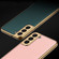 Samsung Galaxy S22+ 5G GKK Plating TPU + Leather Full Coverage Phone Case - Pink