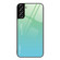 Samsung Galaxy S22+ 5G Gradient Color Glass Case - Green Cyan