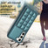 Samsung Galaxy S22+ 5G Grid Card Slot Holder Phone Case - Green