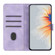 Samsung Galaxy S22+ 5G Heart Pattern Skin Feel Leather Phone Case - Purple