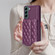 Samsung Galaxy S22+ 5G Horizontal Wallet Rhombic Leather Phone Case - Dark Purple