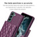 Samsung Galaxy S22+ 5G Horizontal Wallet Rhombic Leather Phone Case - Dark Purple