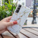 Samsung Galaxy S22+ 5G IMD Marble Pattern TPU Phone Case - White