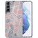 Samsung Galaxy S22+ 5G IMD Marble TPU Phone Case with Holder - Pink Grey