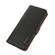 Samsung Galaxy S22+ 5G KHAZNEH Side-Magnetic Litchi Genuine Leather RFID Phone Case - Black