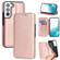Samsung Galaxy S22+ 5G Knight Magnetic Suction Leather Phone Case - Rose Gold