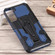 Samsung Galaxy S22+ 5G Lanyard Mecha Armor Kickstand PC + TPU Phone Case - Blue
