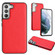 Samsung Galaxy S22+ 5G Leather Texture Full Coverage Phone Case - Red