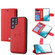 Samsung Galaxy S22+ 5G Litchi Texture Magnetic Detachable Wallet Leather Phone Case - Red Samsung Galaxy S22+ 5G Litchi Texture Magnetic Detachable Wallet Leather Phone Case - Red
