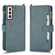 Samsung Galaxy S22+ 5G Litchi Texture Zipper Leather Phone Case - Green