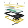 Samsung Galaxy S22+ 5G Metal + Silicone Phone Case with Screen Protector - Yellow