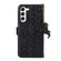 Samsung Galaxy S22+ 5G Ostrich Pattern Genuine Leather RFID Phone Case - Black