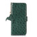 Samsung Galaxy S22+ 5G Ostrich Pattern Genuine Leather RFID Phone Case - Green