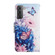 Samsung Galaxy S22+ 5G Painted Pattern Horizontal Flip Leather Phone Case - Purple Butterfly