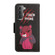 Samsung Galaxy S22+ 5G Painted Pattern Horizontal Flip Leather Phone Case - Red Bear