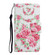 Samsung Galaxy S22+ 5G Painted Pattern Horizontal Flip Leather Phone Case - Rose Flower