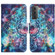 Samsung Galaxy S22+ 5G Painted Pattern Horizontal Flip Leather Phone Case - Starry Mandala