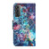 Samsung Galaxy S22+ 5G Painted Pattern Horizontal Flip Leather Phone Case - Starry Mandala