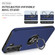 Samsung Galaxy S22+ 5G PC + TPU Magnetic Phone Case with Invisible Ring Holder - Navy Blue