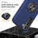 Samsung Galaxy S22+ 5G PC + TPU Magnetic Phone Case with Invisible Ring Holder - Navy Blue
