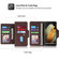 Samsung Galaxy S22+ 5G POLA 9 Card-slot Oil Side Leather Phone Case - Brown