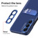 Samsung Galaxy S22+ 5G Pure Color Invisible Lens Holder Phone Case - Sapphire Blue