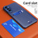Samsung Galaxy S22+ 5G Pure Color Invisible Lens Holder Phone Case - Sapphire Blue